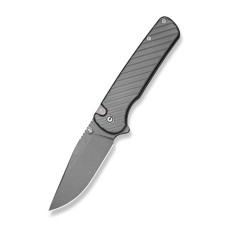 Ніж складаний туристичний Civivi Iron Tide (8.2 см) 14C28N / Aluminum сірий