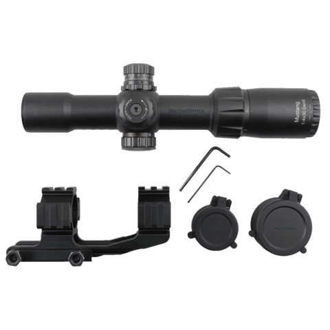 Приціл оптичний Vector Optics  MUSTANG GENII 1-4X30 (30 мм) Illum. SFP