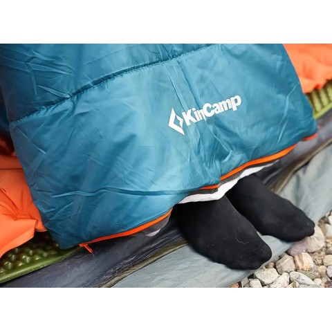 Спальный мешок KingCamp Tigris 250 Comf +12°C / Lim +7°C / Extr -3°C Peacockblue