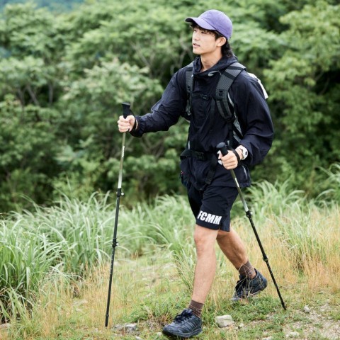 Трекінгова палиця 3-сек. Naturehike Hoar Trek EXT1 CNK2300DS010, 57-120 см, алюміній,  коричнева