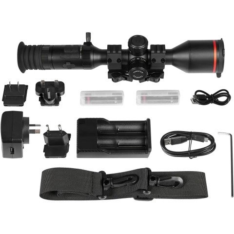 Приціл тепловізійний GUIDE TU435 3.0, 35mm, 4.4-17.6x, 400x300@12μm, VOx