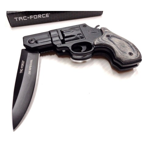 Нож Tac-Force с рукоятью в виде пистолета