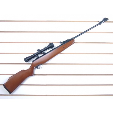 Пневматическая винтовка Borner Air Rifle XS25 wood stock с оптическим прицелом