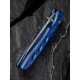 Ніж складаний туристичний Civivi Hyperpulse, (8.9 см) 14C28N / Aluminum синій
