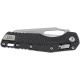 Нож Microtech MSI Stonewash PS, полусеррейтор, ц:black