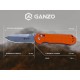 Ніж складаний туристичний Ganzo G7452P (9 см) 440С / G10 помаранчевий