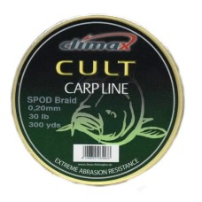 Шнур Climax Cult Spod Braid 274m (жовтий) 0.20мм 30lb