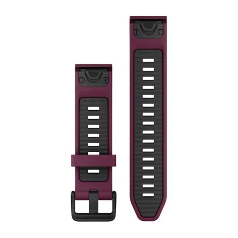 Ремінці для годинника Garmin QuickFit 20 силіконові мерло/графітові