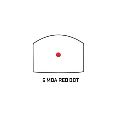 Приціл коліматорний Sig Optics ROMEO-X PRO FOOTPRINT, OPEN, 6 MOA RED DOT, BLACK