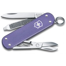 Ніж Victorinox Classic SD Alox Colors Electric Lavender 58мм,5функ,ріфл.фіол