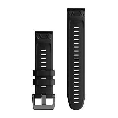 Ремінці для годинника Garmin QuickFit 22 силіконові, чорні