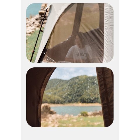 Штора до тенту для кемпінгу Naturehike CNK230WS014, 220х175см (із застібкою по периметру)