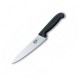 Кухонний ніж Victorinox Fibrox Carving лезо 19см з чорн. ручкою