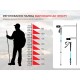 Трекінгові палиці 2шт Naturehike Men ST 01 6061 AL NH17D001-Z, 3-сек.,алюміній,сині