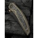 Ніж складаний мисливський Weknife Quinseris, (10,1 см) Bohler M390 / Titanium бронзовий
