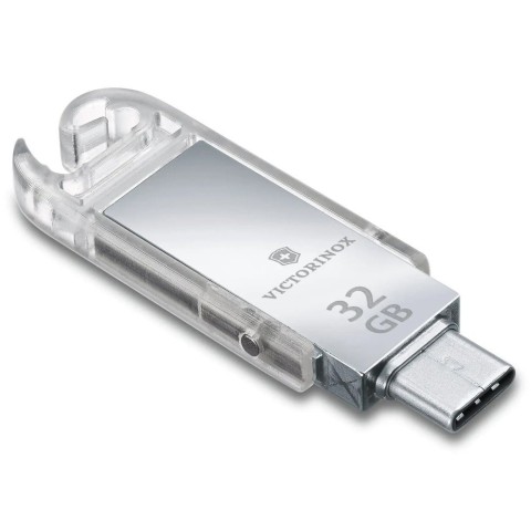 Ніж Victorinox Midnite Manager@work 58мм,10функ,черв.прозор ,USB3.0,3.1 32Gb