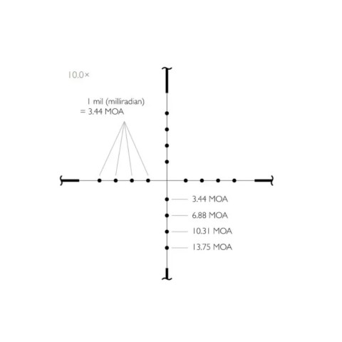 Прицел оптический Hawke Vantage 3-9x40 сетка Mil Dot