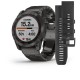 Смарт-годинник Garmin fenix 7X Sapphire Solar карбоново-сірий титановий DLC з титановим вентильованим браслетом