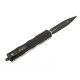 Нож Microtech Dirac Delta D/E OTF, черный клинок, черная рукоять