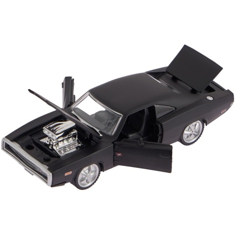 Машинка Rastar 1970 Dodge Charger R/T 1:36 Чорний