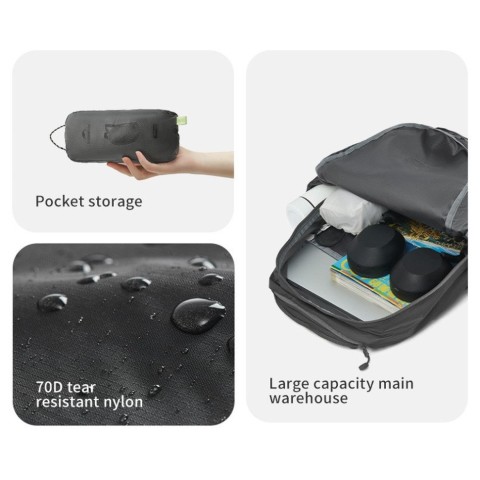 Рюкзак компактний Naturehike CNK2450XB026, 20 л, блакитний