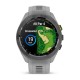 Смарт-годинник Garmin Approach S70 (42 мм) з чорним керамічним безелем та сірим ремінцем