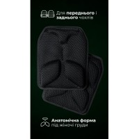 Жіночий анатомічний демпфер для плитоноски “М4” M-XL (2 шт | Чорний) ТМ Балістика