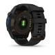 Смарт-годинник Garmin Descent Mk3i (43 мм) карбоново-сірий DLC титановий з чорним силіконовим ремінцем і Descent T2 Transceiver