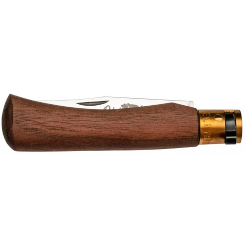 Ніж Old Bear Gift Box - Classic M, sheath in leather, walnut