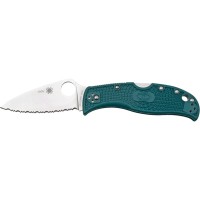 Ніж Spyderco Leafjumper, serrated blue (C262SBLK390)
