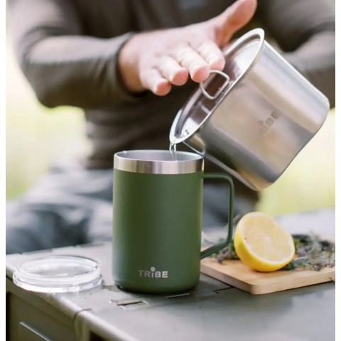 Термокружка Tribe T-FA-0033-olive Classic 500 мл olive