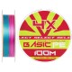 Шнур Select Basic PE Multicolor 100m #1.7/0.20mm 28lb/12.7kg