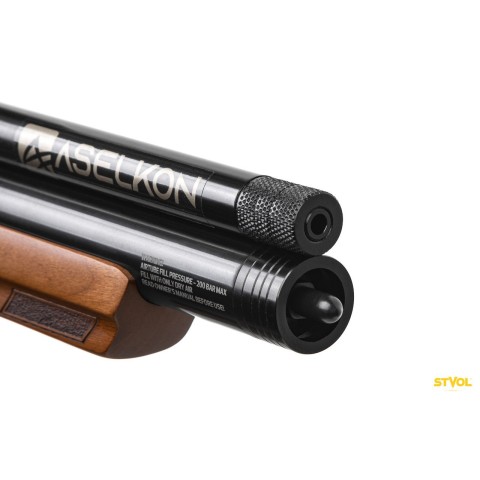 Пневматічна гвинтівка PCP Aselkon MX10-S Wood кал. 4.5 дерево