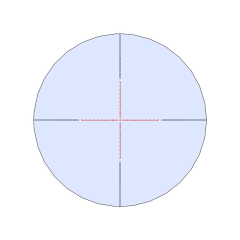 Оптичний приціл KONUS DIABLO 6-24x50 1/2 MIL-DOT IR