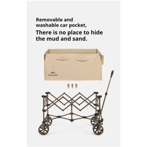 Складаний візочок Naturehike CNK2450JJ017, сірий