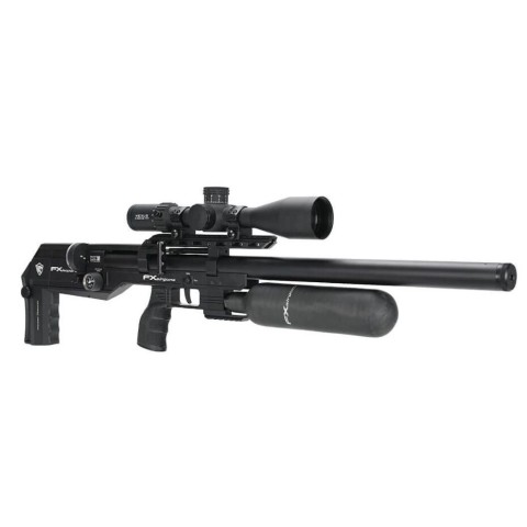 Пневматична редукторна гвинтівка FX Airgun Leopard Black Sniper Bottle .177 кал