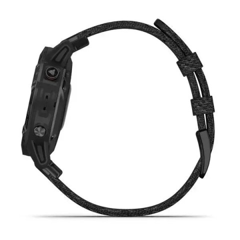 Смарт-годинник Garmin fenix 6 Pro Sapphire з чорним нейлоновим ремінцем