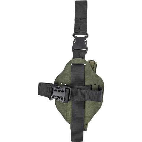 Кобура Ammo Key набедренная ILLEGIBLE-1 S APS Olive Pullup (мягкая основа)