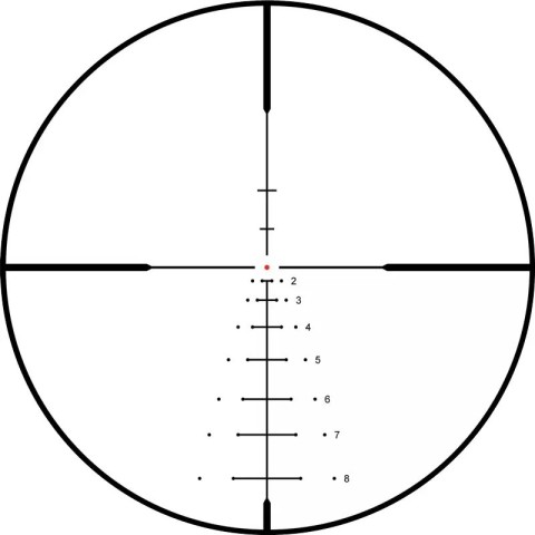 Прицел оптический Bushnell R5 3-9x40 сетка DOA-LRH800 с подсветкой