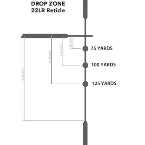 Оптичний приціл Bushnell Rimfire 3-9x40 сітка DZ22