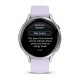 Смарт-годинник Garmin Venu 4 (41 мм) сріблястий з силіконовим ремінцем барвінкового кольору