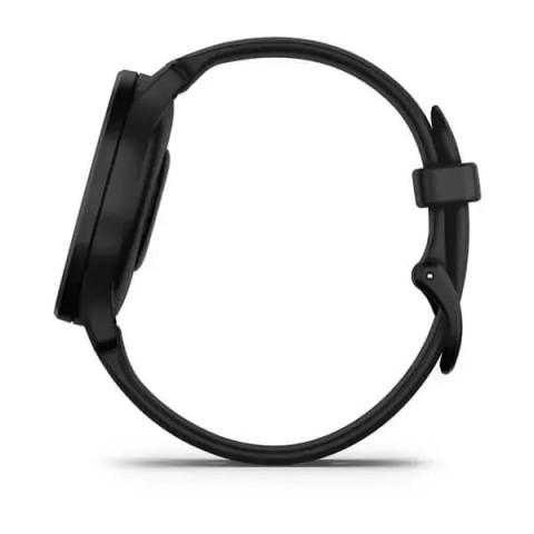 Смарт-годинник Garmin vivomove Sport чорний із силіконовим ремінцем і графітовими вставками
