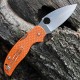 Нож Spyderco Sage 5 Lightweight, CPM REX 121, FRN ц:orange