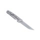 Ніж складаний туристичний Ruike M126-TZ, (9.1 см) steel 154СМ / TC4 (титан) сірий