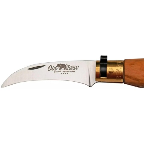 Ніж Old Bear Mushroom M, 420 steel, Olive wood