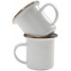 Набор Barebones Espresso Cup/Enamel/Set 2 шт egg shell