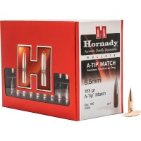 Пуля Hornady A-TIP Match 6.5 мм 153 гр (9.9 г)/100 шт