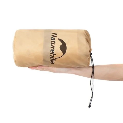 Килимок самонадувний одномісний з подушкою Naturehike CNH22DZ012, 30мм, жовтий