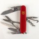 Ніж Victorinox Huntsman Mat 91мм,15функ,черв.мат,жовт.лого
