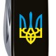 CLIMBER UKRAINE  91мм/14функ/черн /штоп/ножн/крюк /Трезубец син-желт.